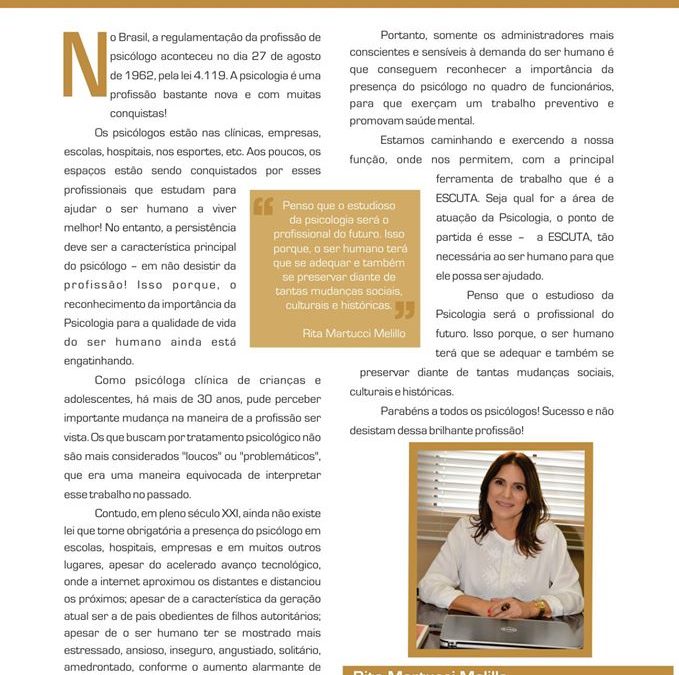 Artigo na Revista Carisma